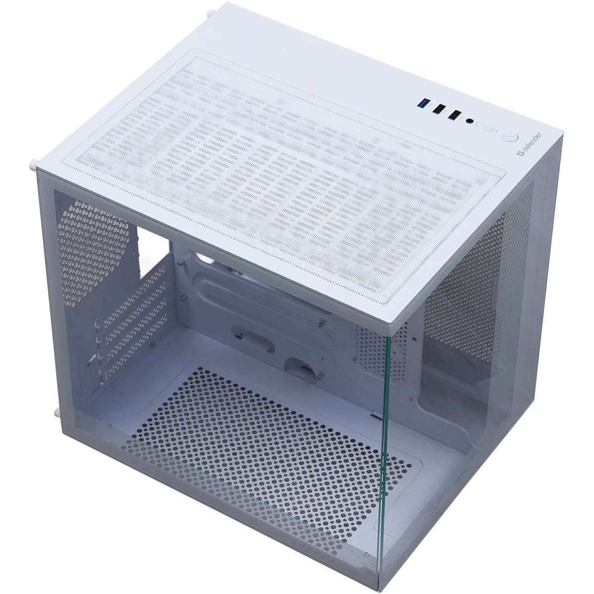 Компьютерный корпус Defender NovaCube белый, mATX, USB3.0, w/o fans