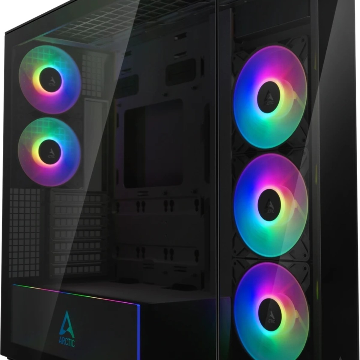 Компьютерный корпус Arctic Cooling ARCTIC Xtender (Mirror Black) арт. ACPCC00018A