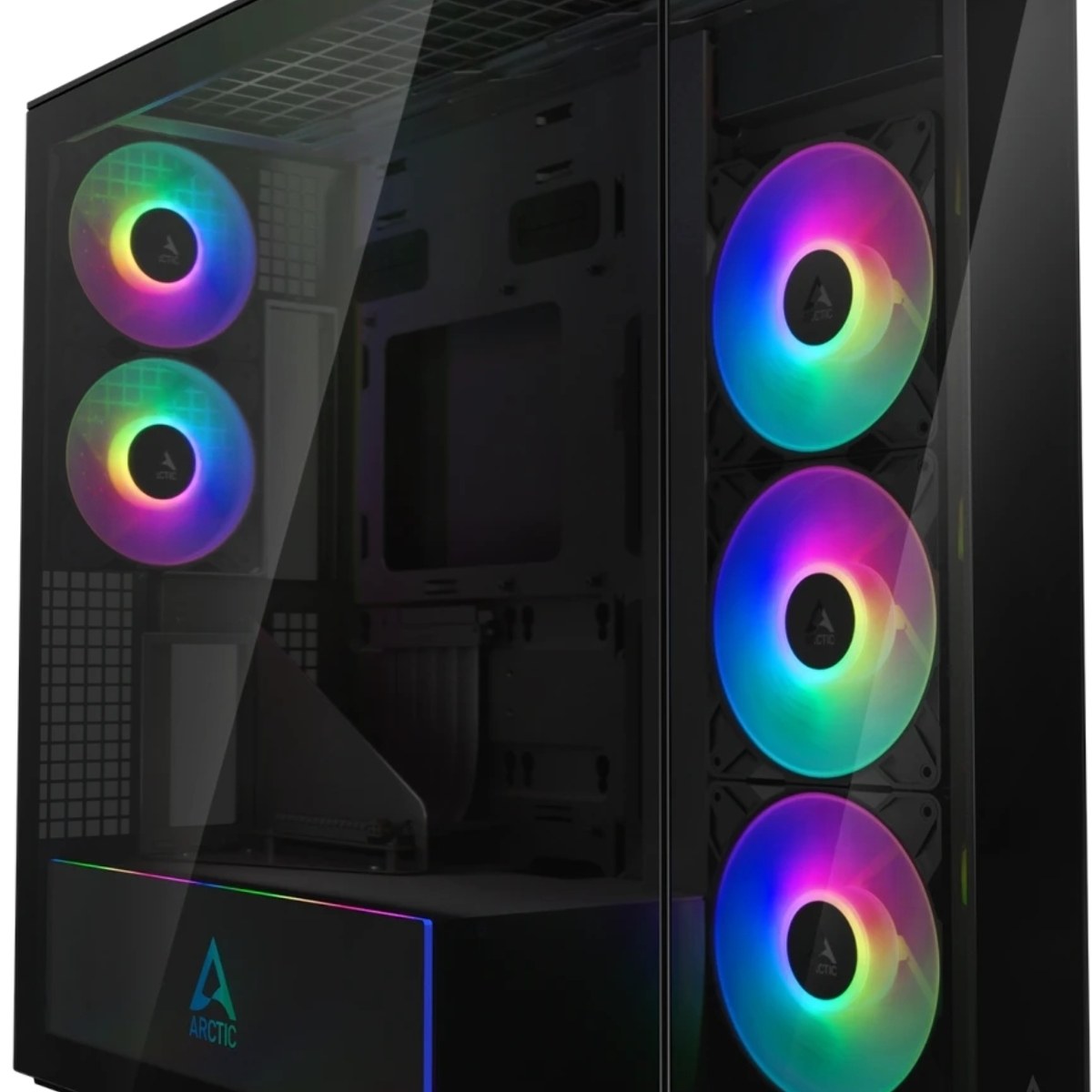 Компьютерный корпус Arctic Cooling ARCTIC Xtender VG (Mirror Black) арт. ACPCC00019A