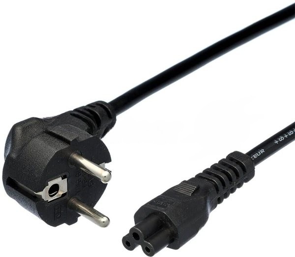 Кабель AdAC IEC C5 IEC 320 C5 CEE 7/7 1.8м черный