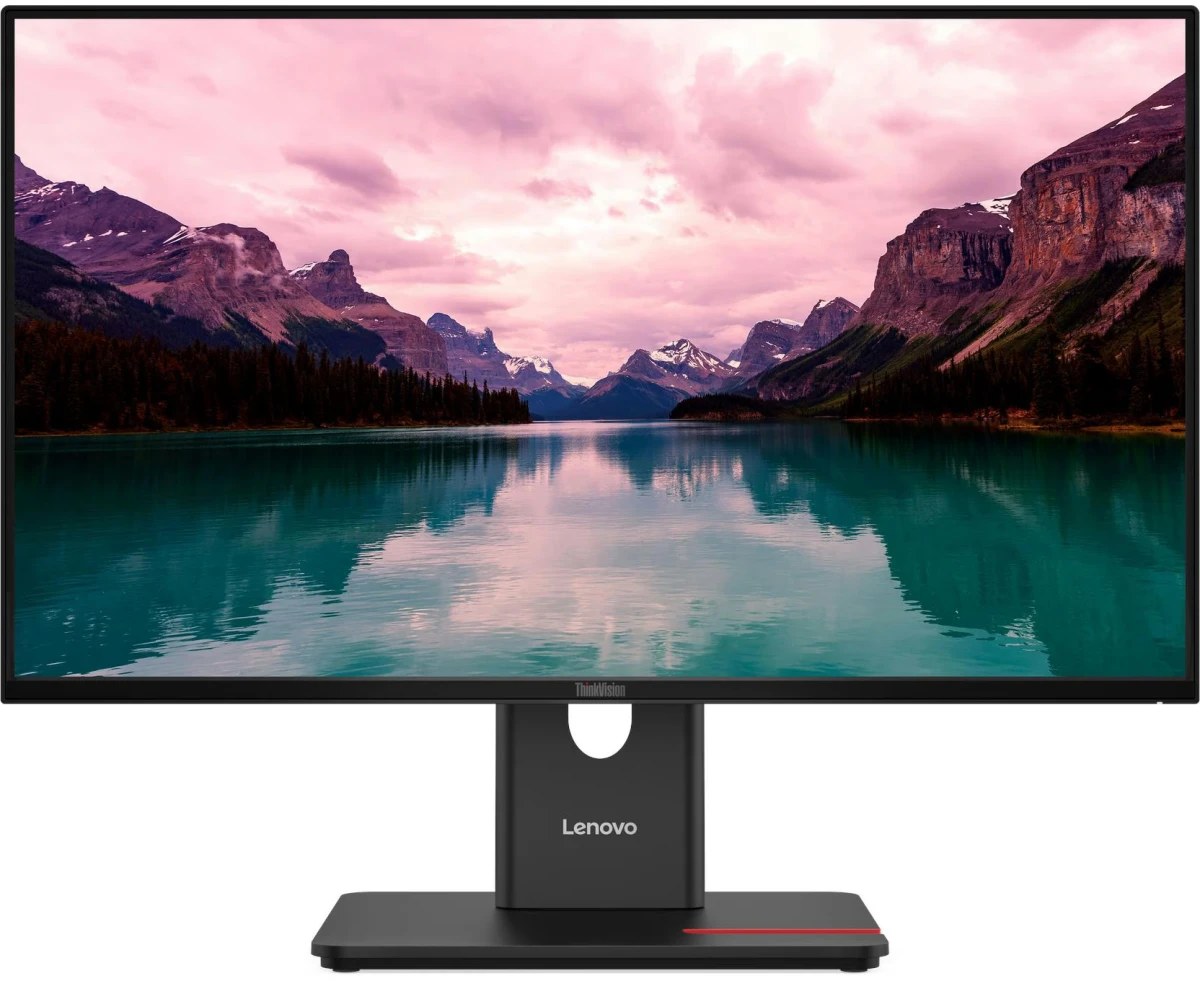 Монитор 23.8" Lenovo ThinkVision T24-40 IPS 1920x1080, 120 Гц, 4 мс, 16:9, 250 кд/м², VGA, HDMI 1.4, DP 1.2, USB-C (15 Вт), USB Hub (3x USB 3.2), черный