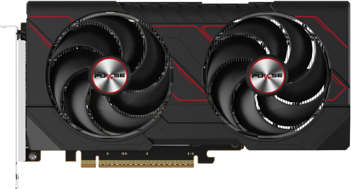 Видеокарта Sapphire AMD Radeon RX 9060 XT Pulse Gaming OC, 8 GB GDDR6, 128 bit, 2xDisplayPort, 2xHDMI, GPU 2700 MHz
