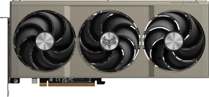 Видеокарта Sapphire AMD Radeon RX 9060 XT Nitro+ Gaming OC, 16 GB GDDR6, 128 bit, 2xDisplayPort, 2xHDMI, GPU 2780 MHz