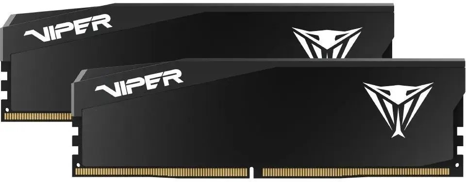 Оперативная память Patriot Viper Elite 5 Ultra, DDR5, 48GB (2x24GB), 6000 MHz, CL28, с радиатором, чёрный