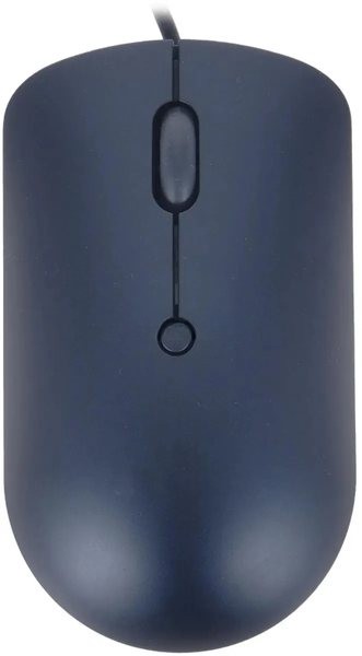 Мышь проводная Lenovo 540 синий, 2400 dpi, USB-C, кнопки - 4