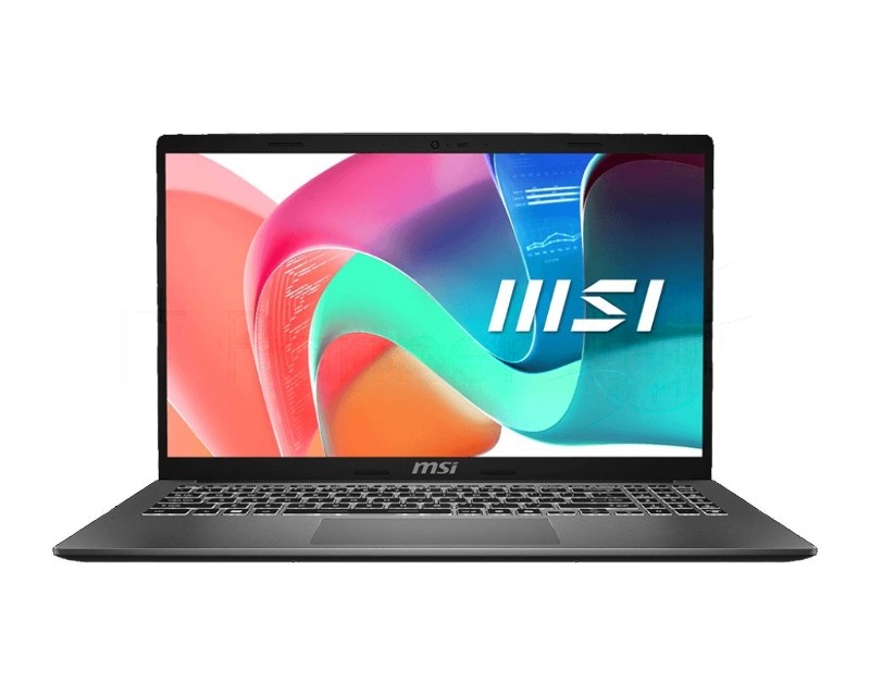 Ноутбук MSI Modern 14 F1MG Core 5 120U 14" FHD (1920x1080),IPS, DDR4 16Gb (8Gbx2),512Gb SSD Intel Graphics,backlight,46.8Wh,1.5kg,1y,Dos,Platinum Gray