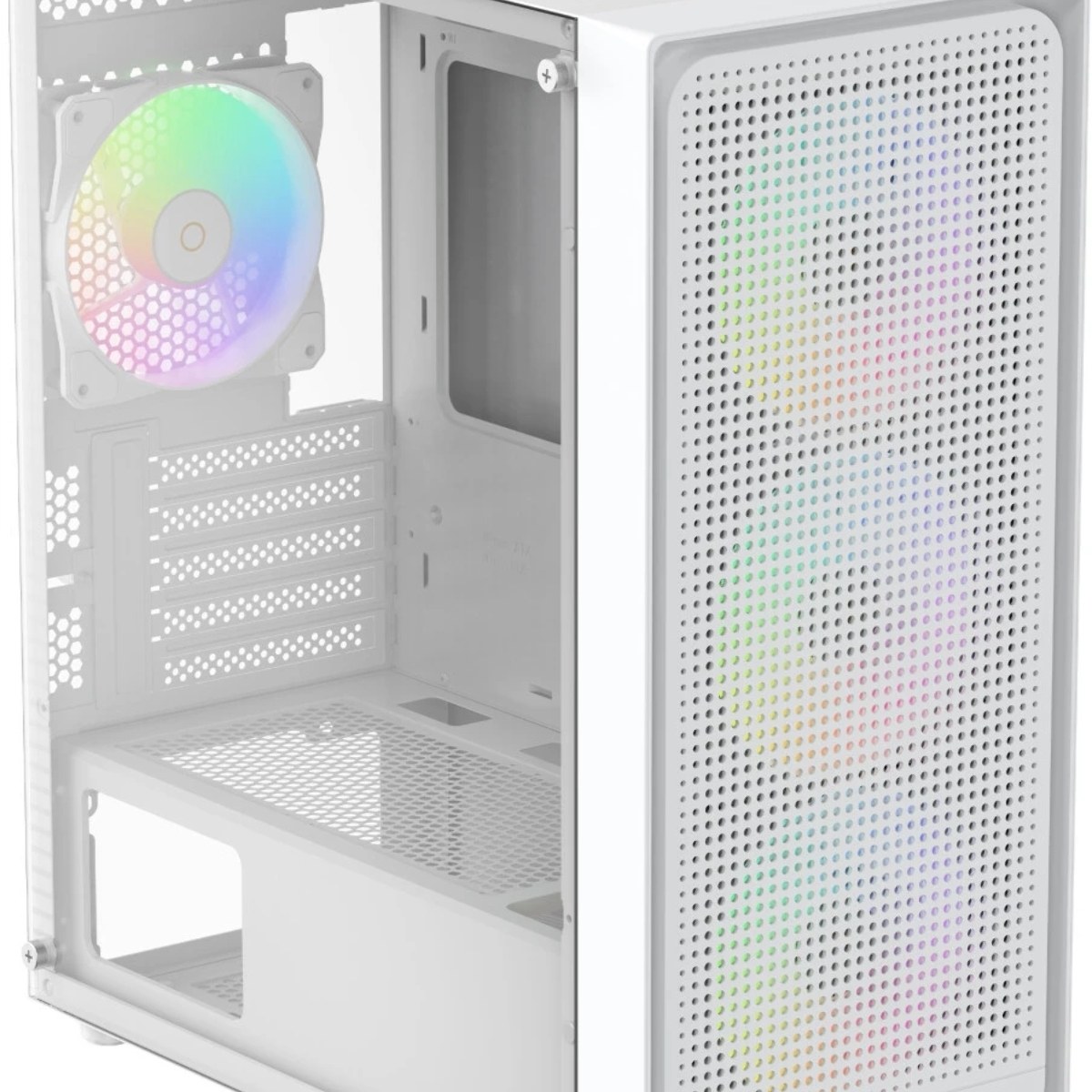 Компьютерный корпус Ocypus Gaммa C50 WH ARGB, MATX, USB 3.0*1+USB 2.0*2, FRONT 3x120мм ARGB, REAR 1x120мм ARGB