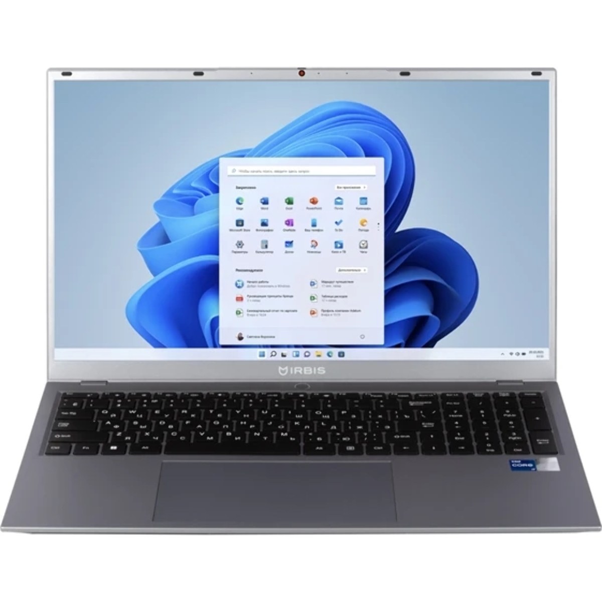 Ноутбук Irbis Smart 17NBP4504D_G2/17.3"/IPS/Intel Core i5-1235U/16Gb/1Tb/SSD/Intel Iris Xe/Без ОС/серый/2.2kg