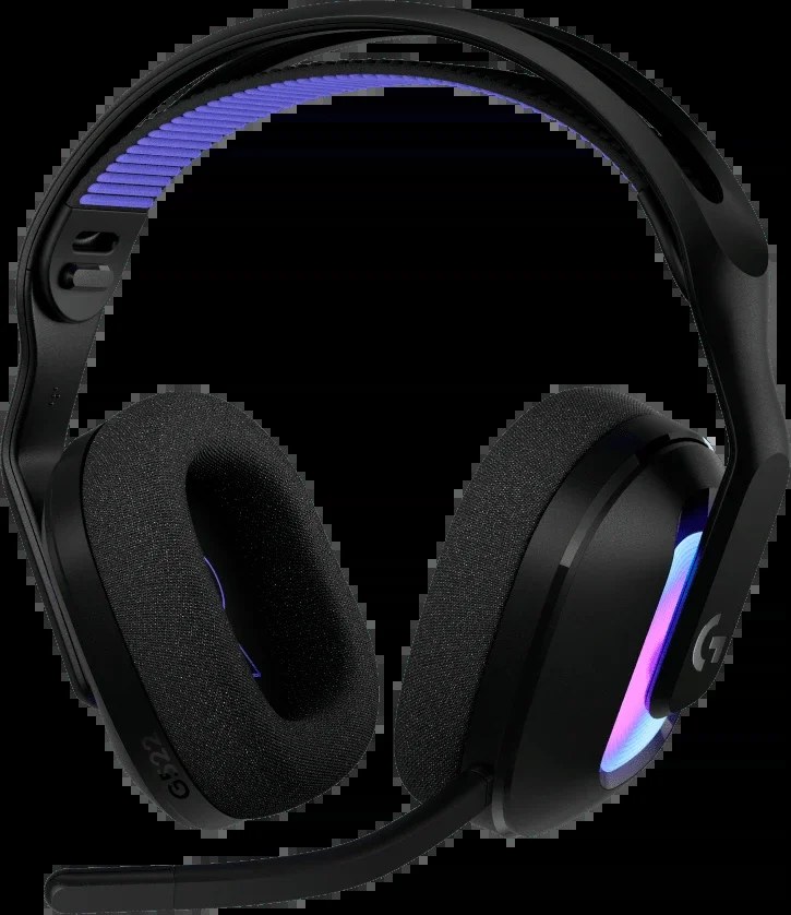 Гарнитура Logitech G522 Lightspeed чёрный, беспроводная + проводная, Bluetooth 5.3/USB, радиус 30 м, подсветка, съёмный микрофон