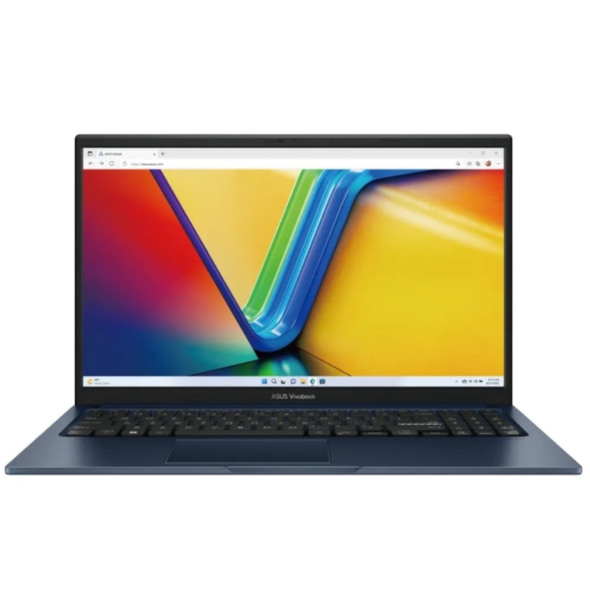 Ноутбук ASUS Vivobook 15 X1504VA-BQ590 Intel Core 5 120U 1400MHz/15.6"/1920x1080/16Gb/512Gb SSD/Intel Graphics/Wi-Fi/Bluetooth/Без ОС/Quiet Blue (90NB13Y1-M00X70)