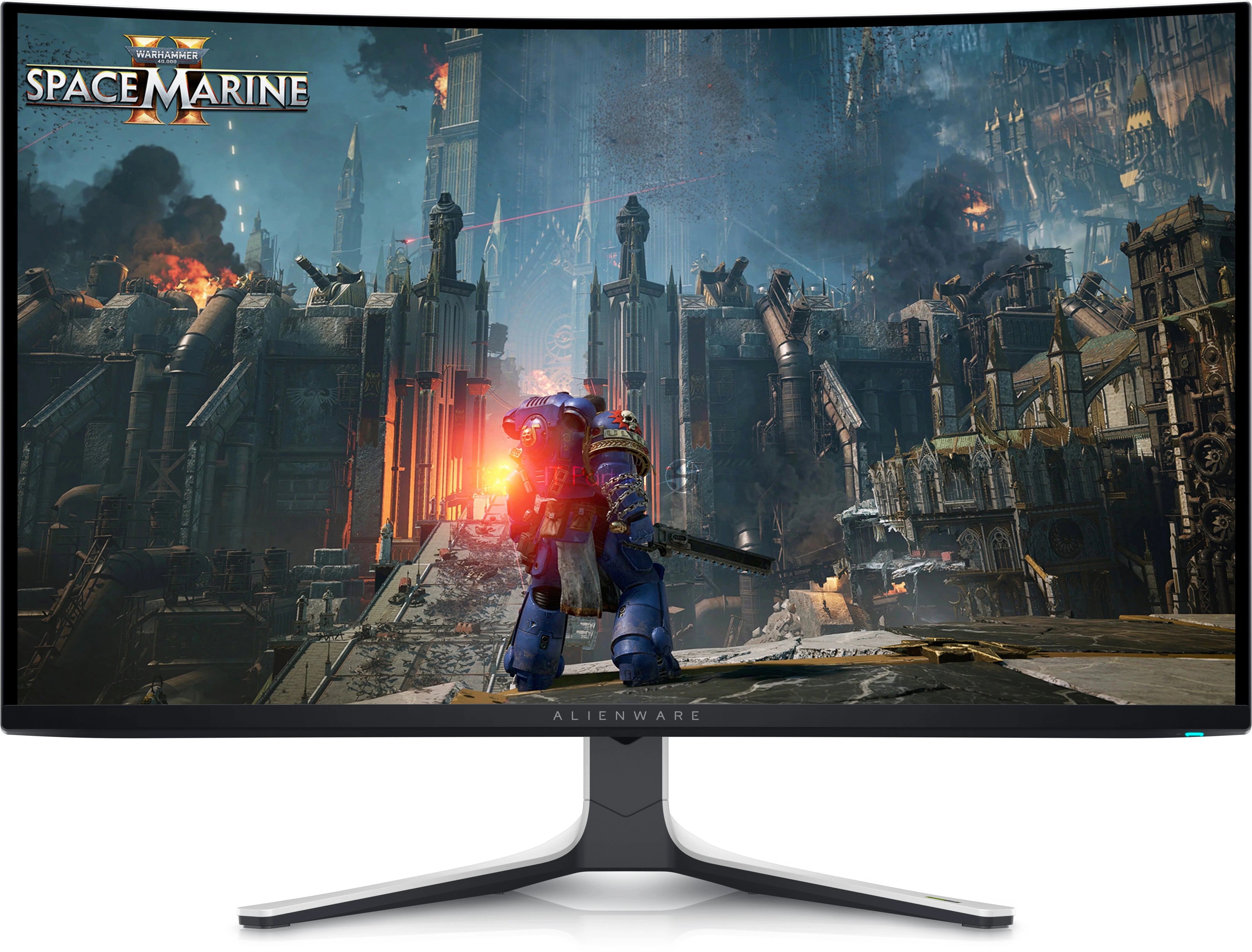 Монитор 31.6" Dell AW3225QF QD-OLED 3840x2160, 240 Гц, 0.03 мс, 16:9, 1000 кд/м², HDMI 2.1, DP 1.4, 4xUSB 3.0, HDR10, G-Sync Compatible, Adaptive-Sync, PIP, изогнутый экран (1700R), черный