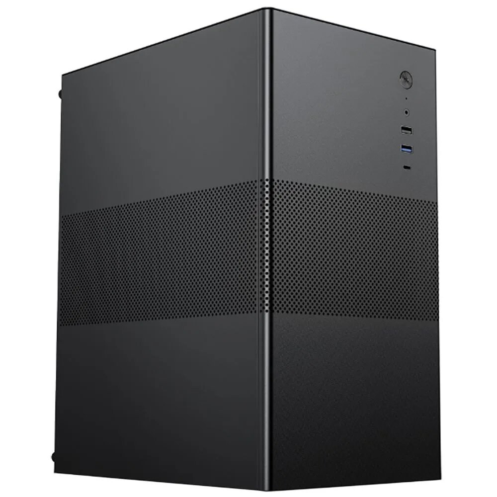 Компьютерный корпусй ACD Coffer 109B mATX, Type-C + USB 3.0 + USB ports + HD audio combo, Mesh, черный.