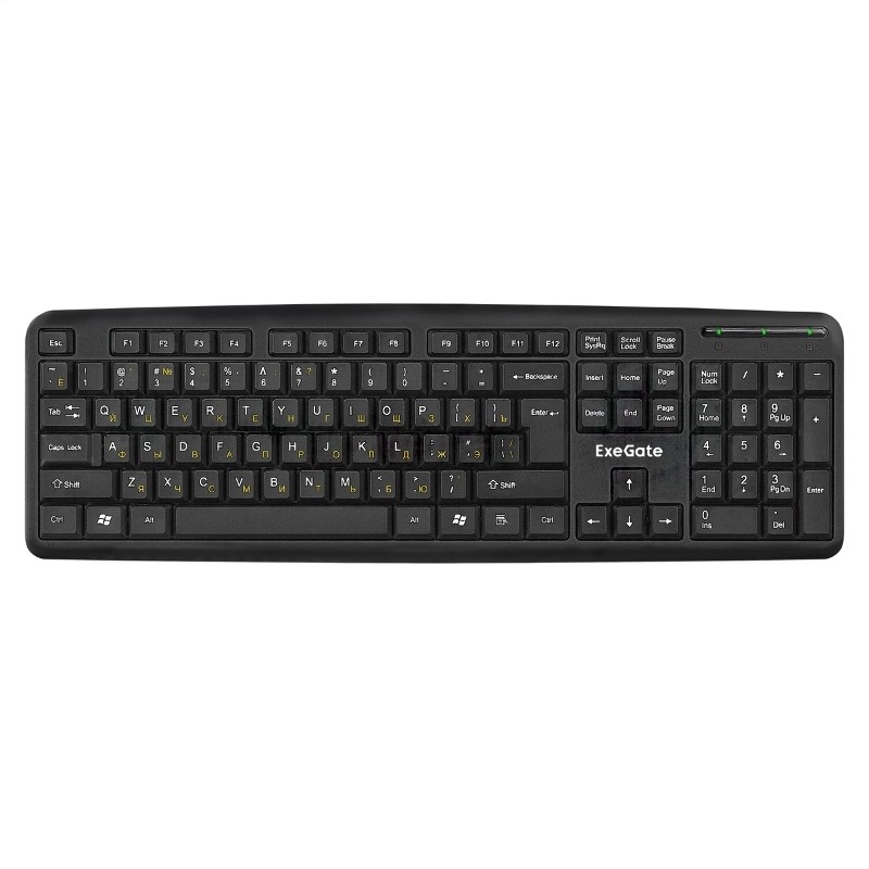 Клавиатура ExeGate Professional Standard LY-331S проводная, USB Type-A, чёрный