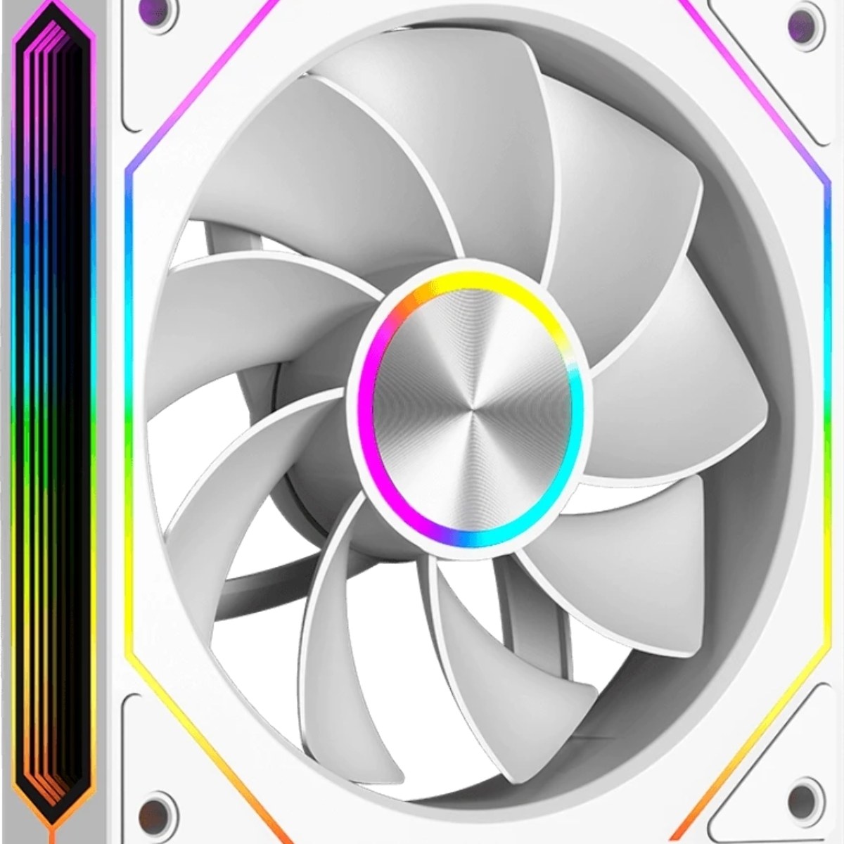 Вентилятор для корпуса PcCooler F3 X120 WH ARGb 120х120x25 белый 4-pin (F3X120-WHAC112-GL) Ret