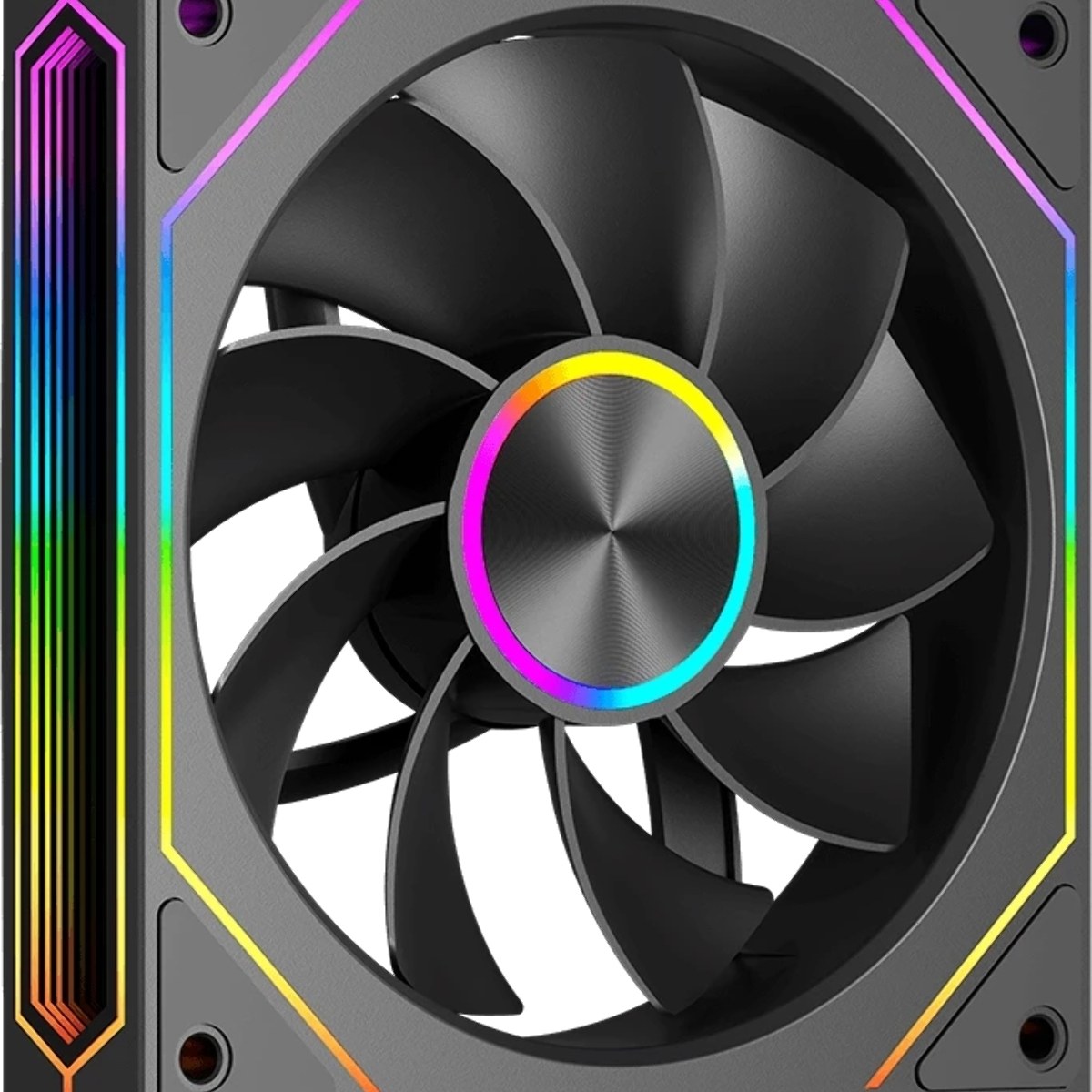 Вентилятор для корпуса PcCooler F3 X120R BK Reverse ARGB 120х120x25 черный 4-pin 28.4дБ (F3 X120R ARGB BK) Ret