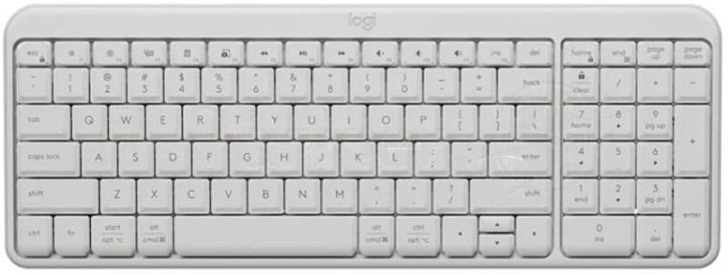 Клавиатура Logitech K251 белый беспроводная BT Multimedia (920-013364)