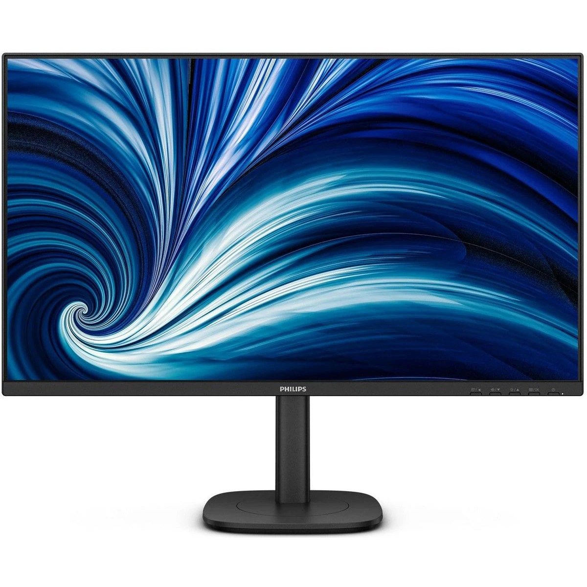 Монитор 27" Philips 27B2U3601/00 IPS 2560x1440, 120 Гц, 4 мс, 16:9, 350 кд/м², HDMI 2.0, DP, USB-C (90 Вт), 3.5 Jack, USB Hub (4x USB 3.2), динамики (2x2 Вт), Adaptive-Sync, черный