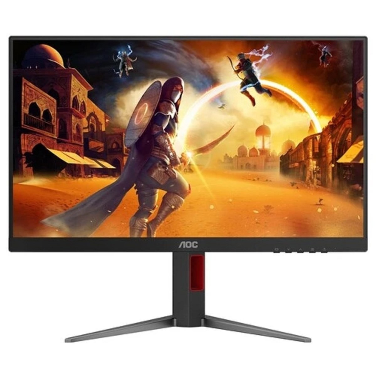 Монитор 23.8" AOC 24G4H IPS 1920x1080, 200 Гц, 0.3 мс (MPRT), 16:9, 300 кд/м², HDR10, HDMI 2.0, DP 1.4, 3.5 Jack, FreeSync, черный