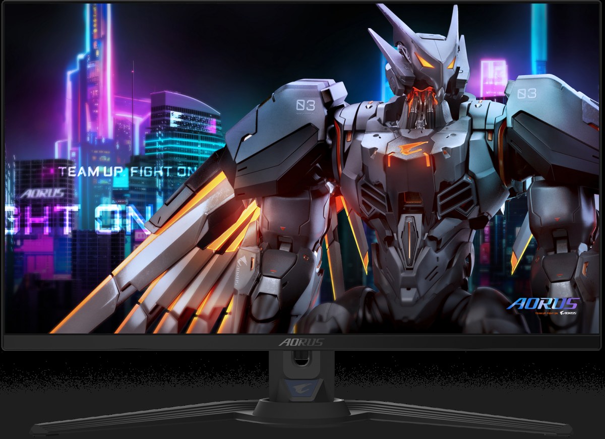 Монитор 27" Gigabyte AORUS FO27Q5P EK QD-OLED 2560x1440, 500 Гц, 0.03 мс, 16:9, 300 кд/м² (пиковая 1000 кд/м²), DisplayHDR True Black 500, HDMI 2.1, DP 2.1, MiniDP 2.1, USB-C (18 Вт), USB Hub (3x USB 3.2), 3.5 Jack, динамики (2x5 Вт), черный
