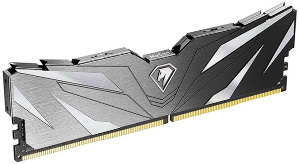 Оперативная память Netac Shadow III, DDR4, 16GB (2x8GB), 3200 MHz, CL16, с радиатором, чёрный