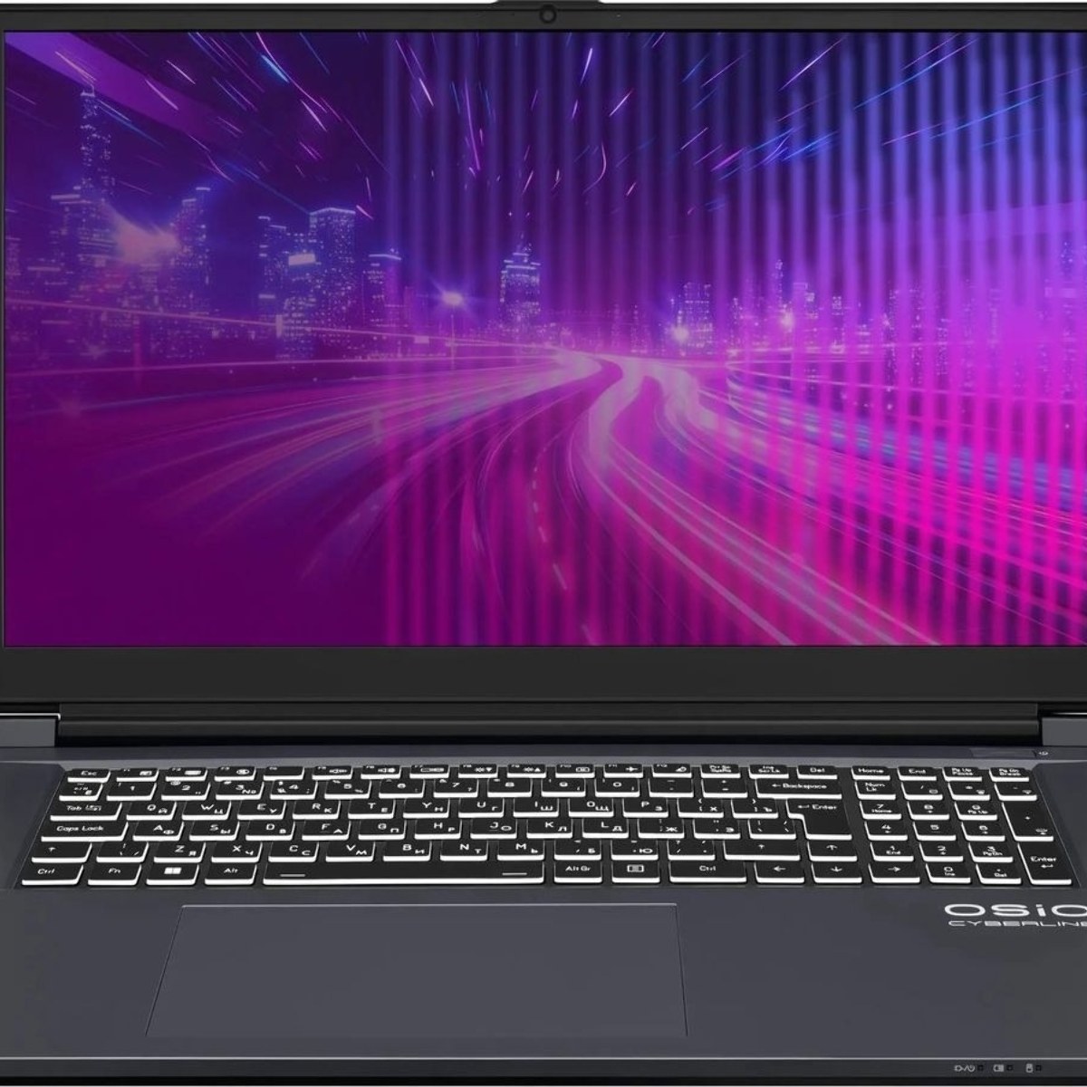 Ноутбук Osio CyberLine C170i-002 Core i5 12600H 16Gb SSD 512Gb NVIDIA GeForce RTX 4050 17.3" FHD (1920x1080) без ОС WiFi BT Cam