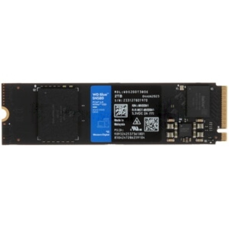 Накопитель SSD 2TB WD Blue SN5100, NVMe, M.2 2280, PCI-E 4x4 R/W - 6700/7100 Mb/s