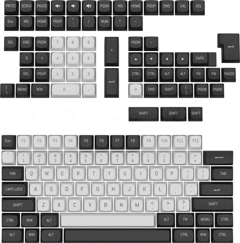 Кейкапы Redragon A132 Набор PBT кейкапов для клавиатуры,150шт, CSA 1
