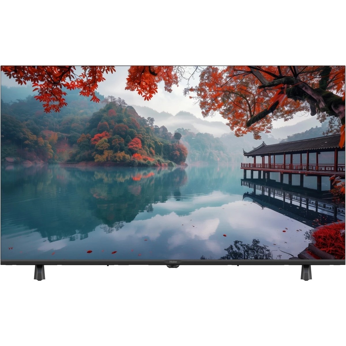 Телевизор Haier 43" DH1ZR0M00RU H1 черный DLED 4K UHD 60Hz Android TV 2GB/32GB