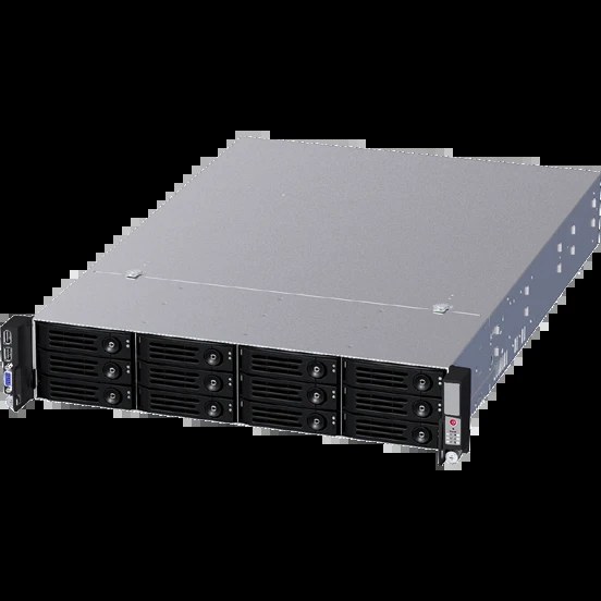 Серверный корпус Ablecom CS-R26-16P 2U chassis 12 swap trays & 12G BP, with 800WCRPS(1+1), 533мм depth with AC R53 Slide Rail
