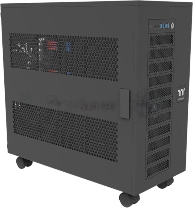 Корпус Thermaltake AX700 Black, Super-Tower, чёрный