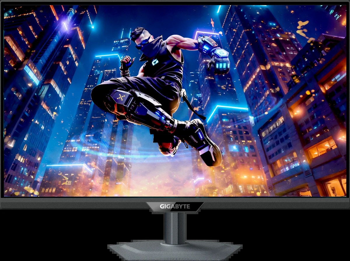 Монитор 27" Gigabyte M27UP EK IPS 3840x2160, 160 Гц, 1 мс, 16:9, 350 кд/м², 2xHDMI 2.1, DP 1.4, USB-C, USB Hub (4x USB 3.2), 3.5 Jack, динамики (2x5 Вт), DisplayHDR 400, FreeSync Premium, G-Sync Compatible, VESA 100x100, черный