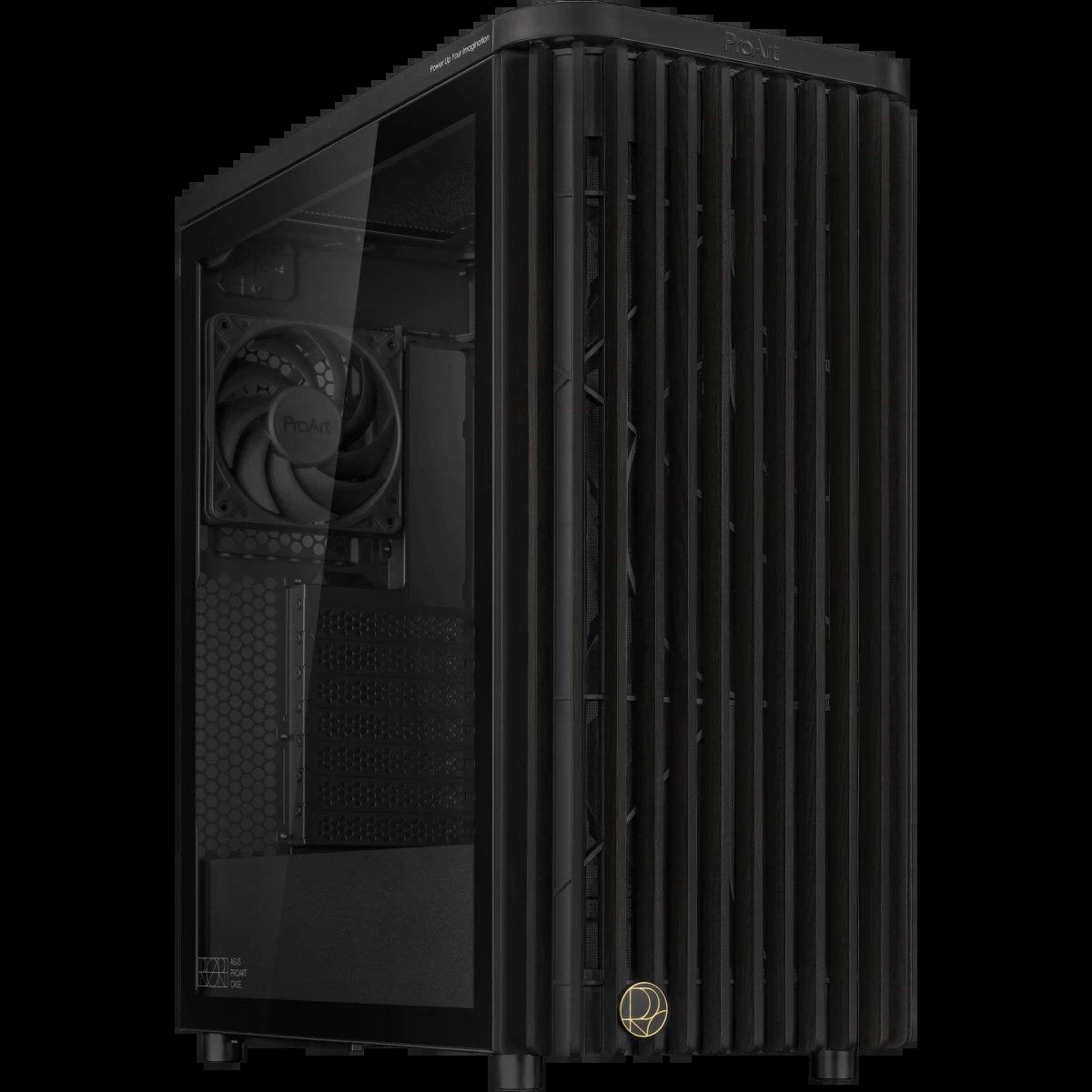 Компьютерный корпус ASUS PROART PA401 WOOD TG PWM черный