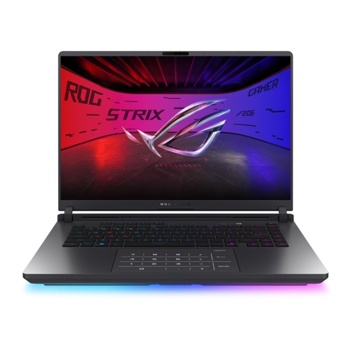 Ноутбук ASUS ROG Strix G16 G615JHR-S5058 16"(2560x1600 WVA (матовый, 240Hz, 3ms))/Intel Core i7 14650HX(2.2Ghz)/16Gb/1024PCISSDGb/noDVD/Ext:NVIDIA GeForce RTX 5050(8192Mb)/Cam/BT/WiFi/90WHr/war 1y/2.65kg/Eclipse Gray/DOS