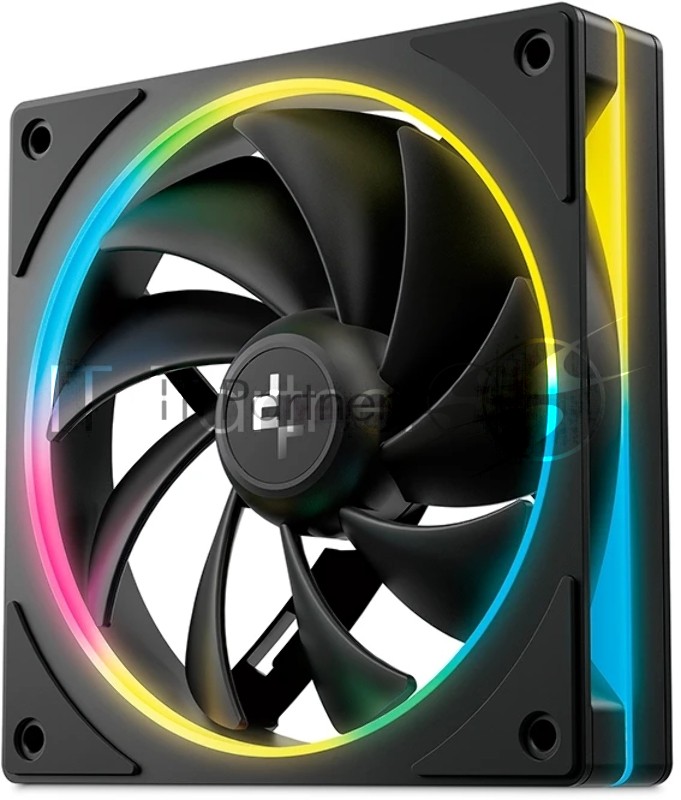 Вентилятор для корпуса Deepcool FL12 SE ARGb 120х120x25 черный 4-pin 28.67дБ (упак.:1шт) (R-FL12SE-BKAPN1-G) Ret