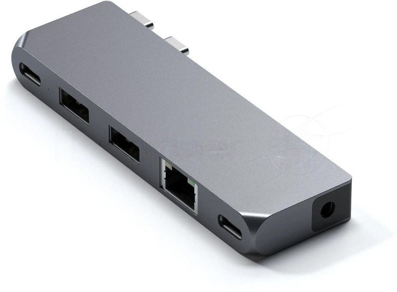 Док-станция Satechi ST-UCPHMIM, USB Type-C, USB 3.0/USB Type-C/RJ-45/Mini jack, USB