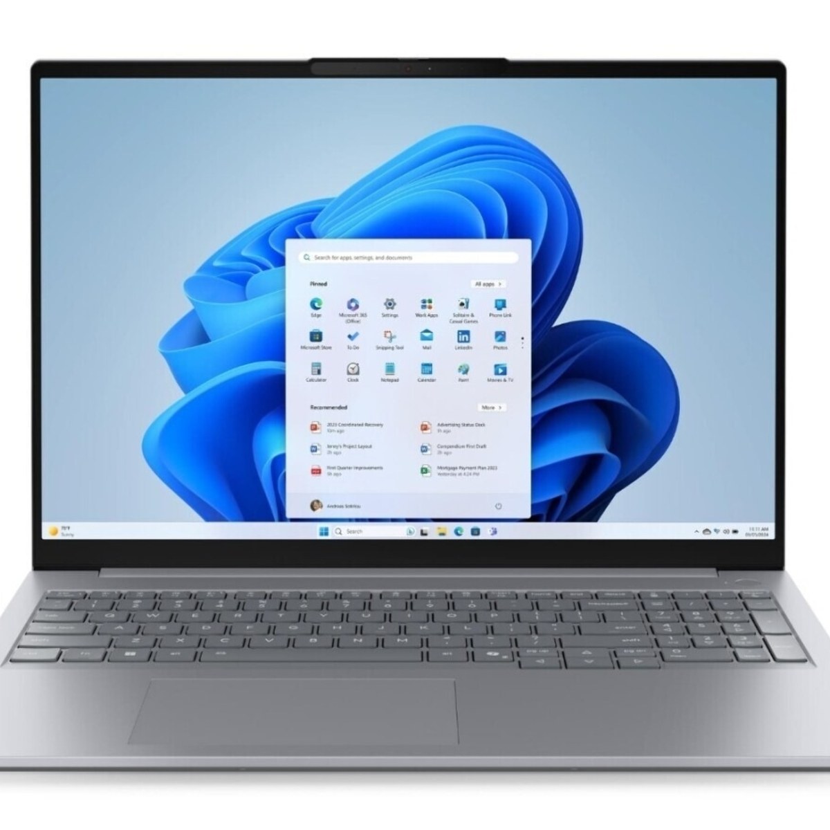 Ноутбук Lenovo ThinkBook 16 G8 IAL/16"/IPS/Intel Core Ultra 7 255H/32Gb/512Gb SSD/Intel Arc Graphics/Windows 11 Pro/серый/1.7kg