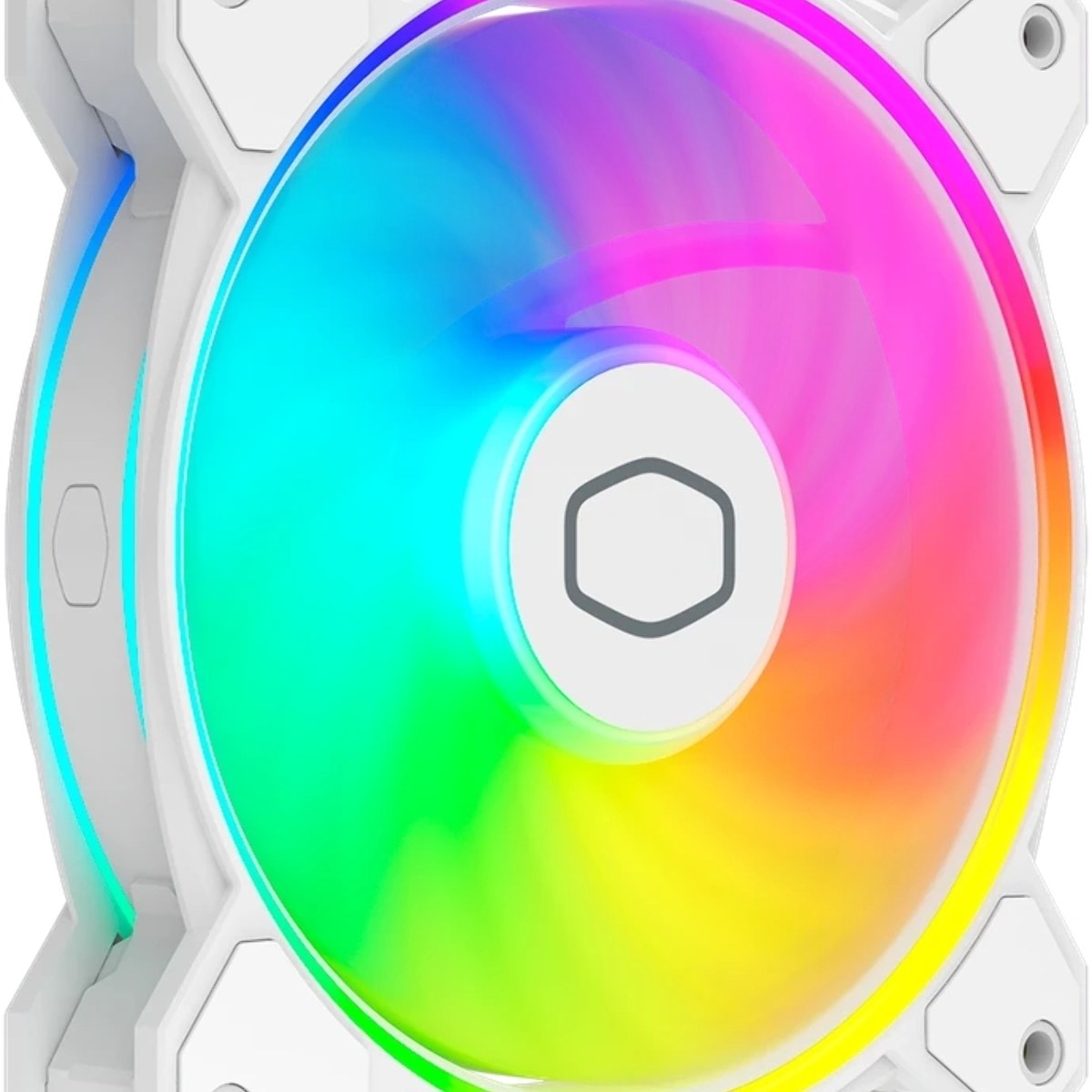 Вентилятор для корпуса Cooler Master MasterFan MF120 Halo2 ARGb 120х120x25 белый 4-pin 27дБ (MFL-B2DW-21NP2-R2) Ret