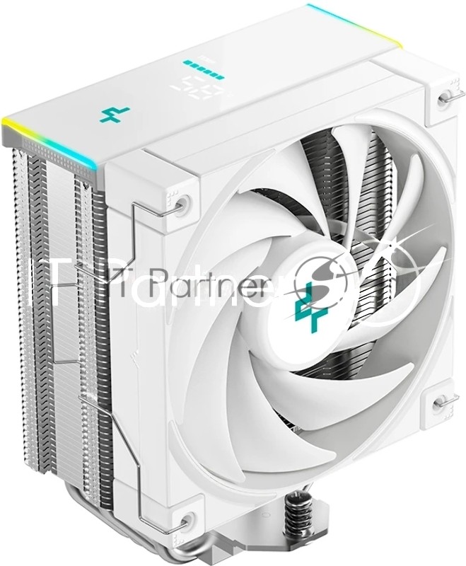 Устройство охлаждения(кулер) Deepcool AK400 Digital SE Wh ARGb Soc-AM5/AM4/1200/1700/1851 белый 4-pin 19-28dB Al+Cu LCD 220W 812gr Ret (R-AK400-WHADMN-GJD)