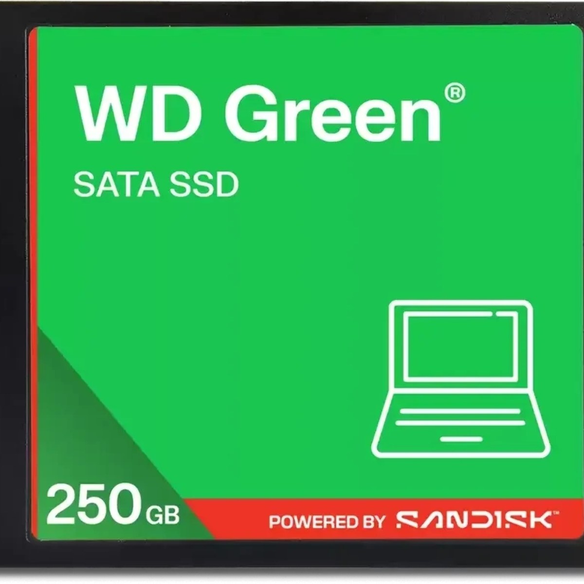 Накопитель SSD 250Gb WD Green, 2.5", SATA III, R/W - 545/510 MB/s 3D-NAND
