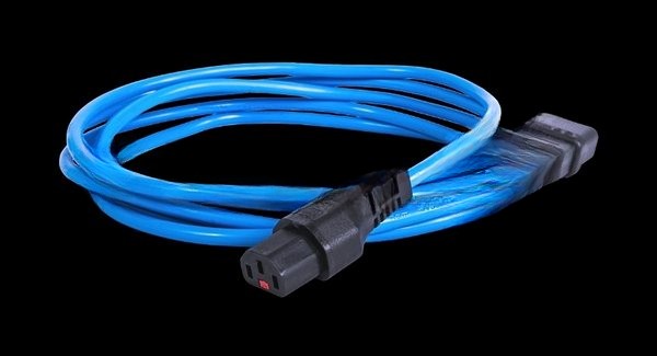 Шнур питания с фиксатором REM IEC 60320 C13/IEC 60320 C14, 10 А/250 В (3 * 1,0), 3 м, синий R-10-Cord-C13-C14-3-Blue