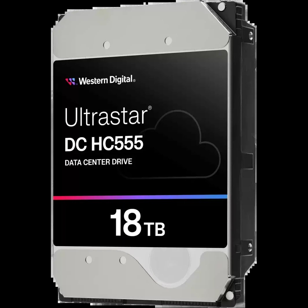 Жесткий диск SATA 18TB 7200RPM 6Gb/S 512MB DC HC555 WUH722018CLE6L4_0B48723 WESTERN DIGITAL
