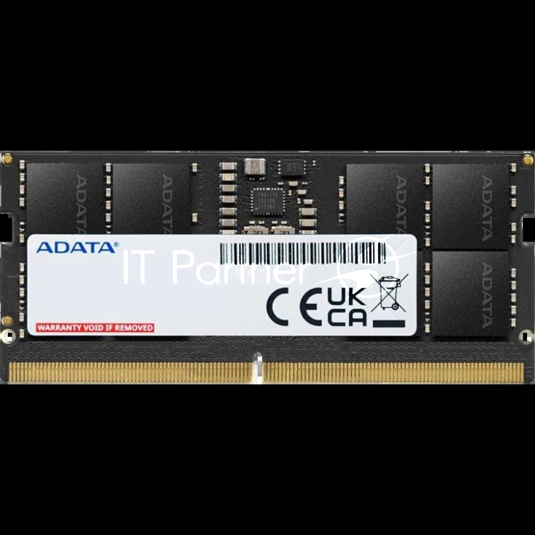 Оперативная память ADATA Premier, DDR5, 16GB (1x16GB), 5600 MHz, CL46, без радиатора, черный, SO-DIMM