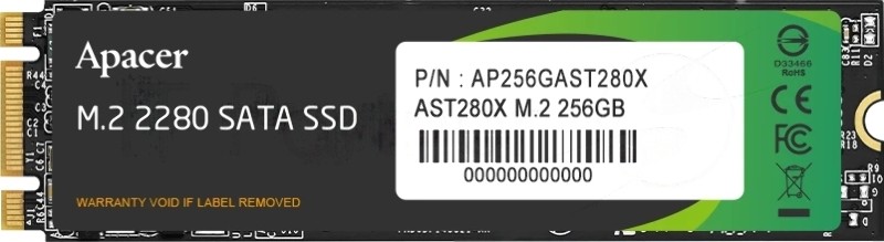Накопитель SSD Apacer M.2 2280 256GB AST280X Client SATA