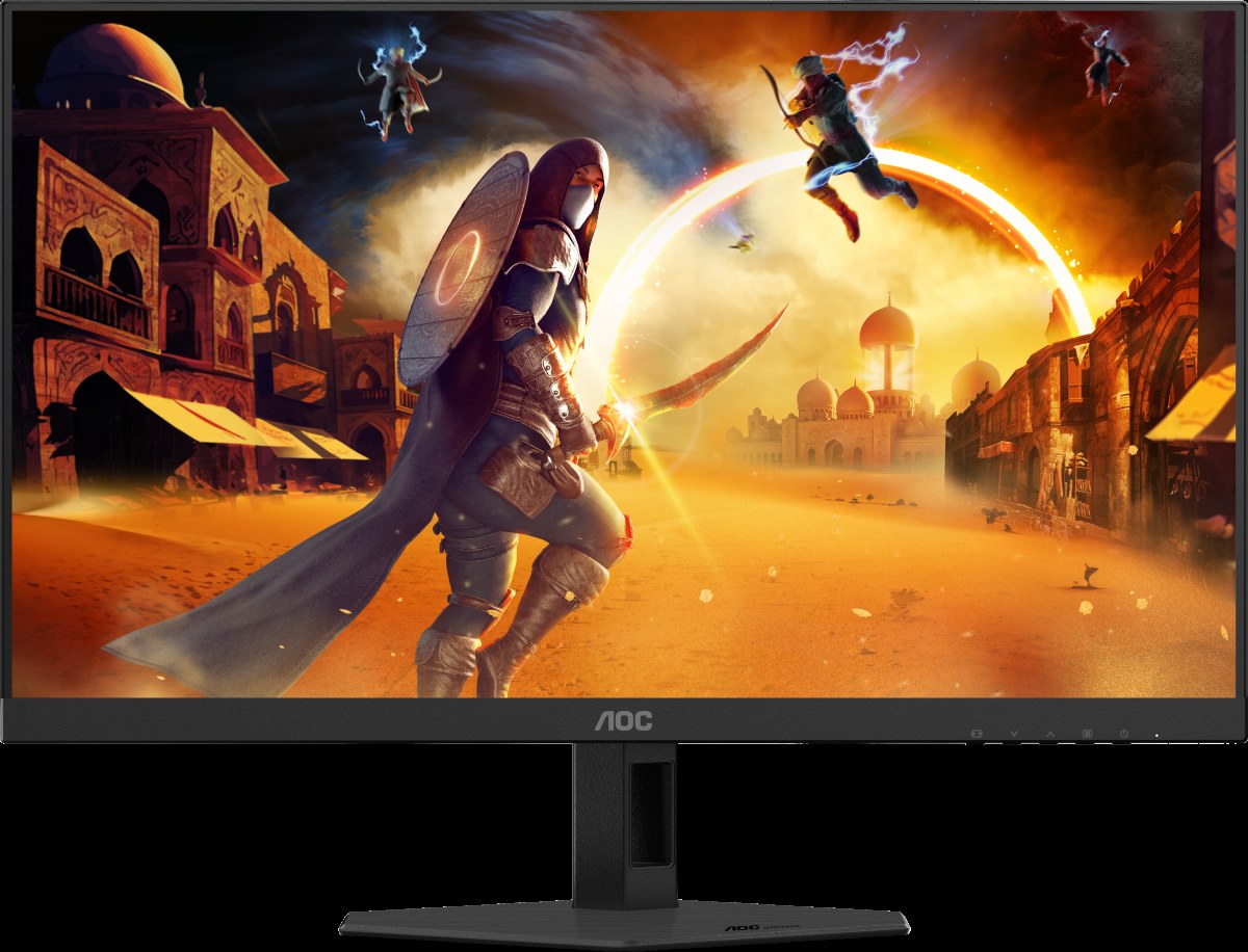 Монитор 27" AOC 27G4HRE Fast IPS 1920x1080, 200 Гц, 0.5 мс, 16:9, 300 кд/м², 2xHDMI 2.0, DP 1.4, 3.5 Jack, динамики (2x2 Вт), HDR10, черный