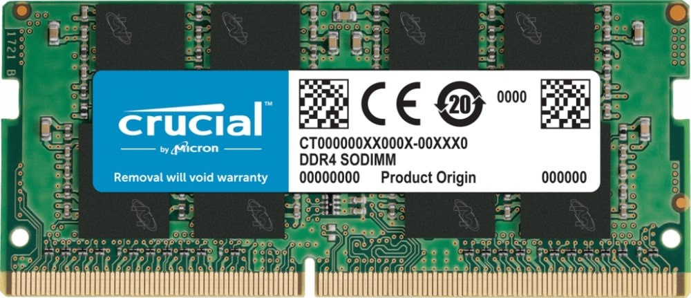 Оперативная память Crucial Premier, DDR4, 8GB (1x8GB), 3200 MHz, CL22, SO-DIMM, (OEM)