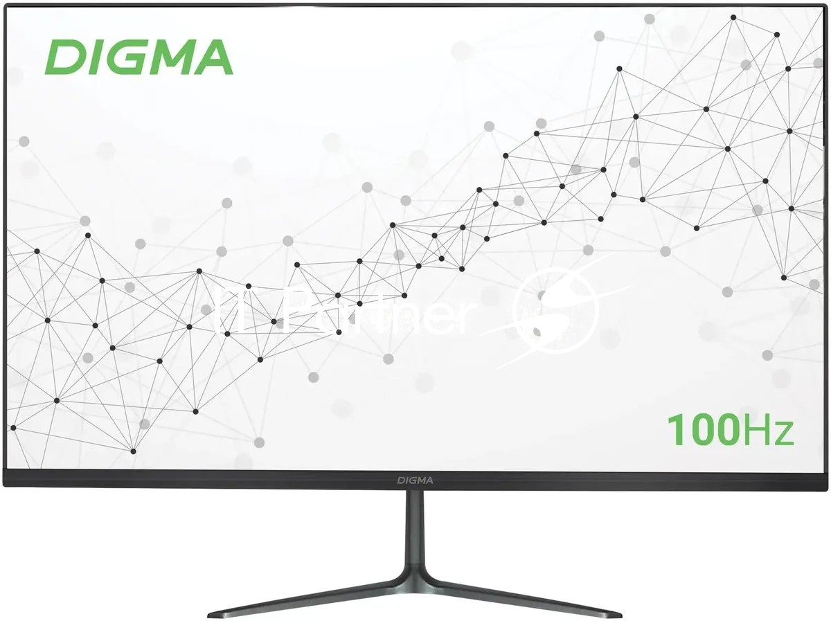 Монитор 23.8" Digma Progress 24P302F IPS 1920x1080, 100 Гц, 5 мс, 16:9, 250 кд/м², HDMI 1.4, VGA, 3.5 Jack, FreeSync, черный