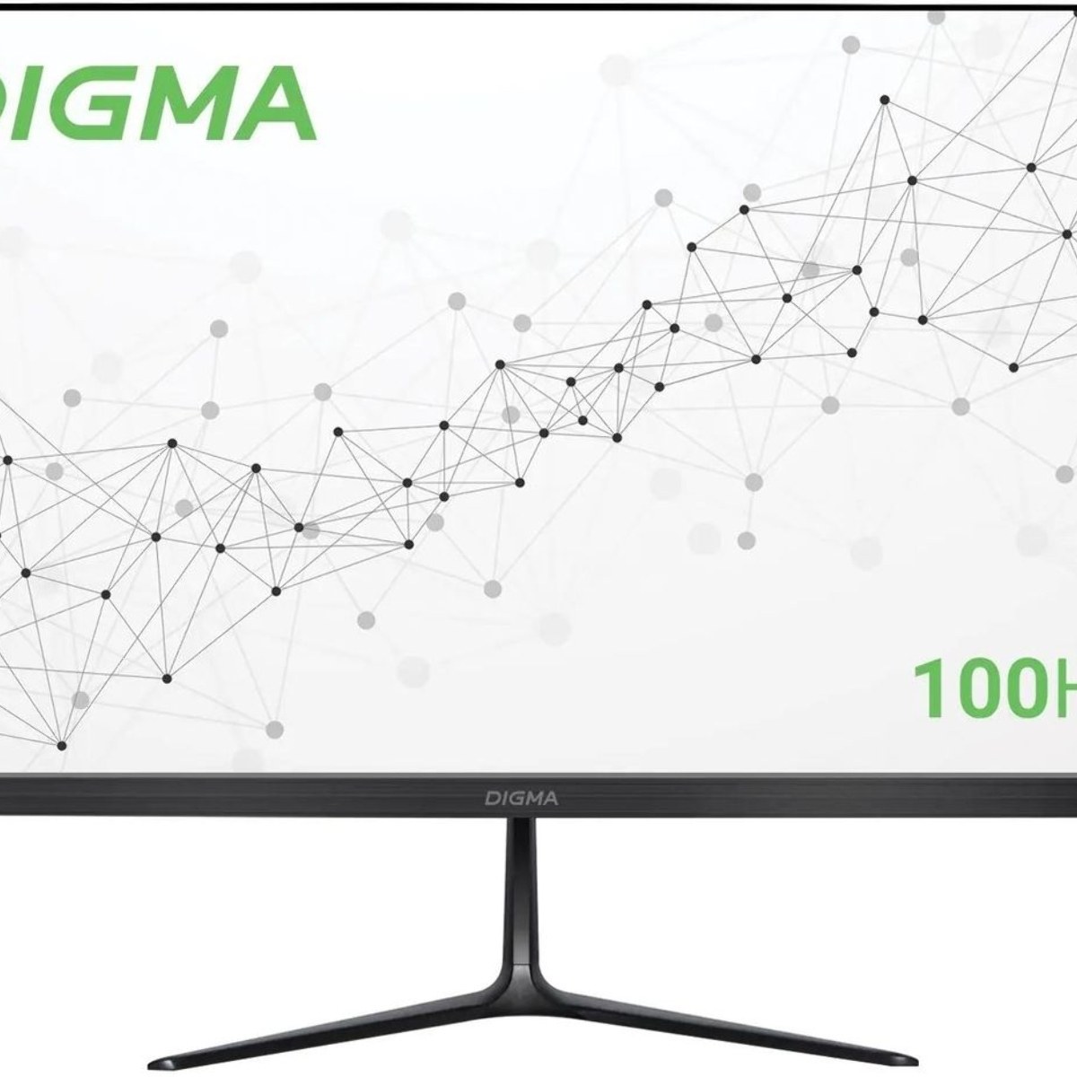 Монитор 21.5" Digma Progress 22A302F VA 1920x1080, 100 Гц, 5 мс, 16:9, 250 кд/м², HDMI 1.4, VGA, 3.5 Jack, FreeSync, черный