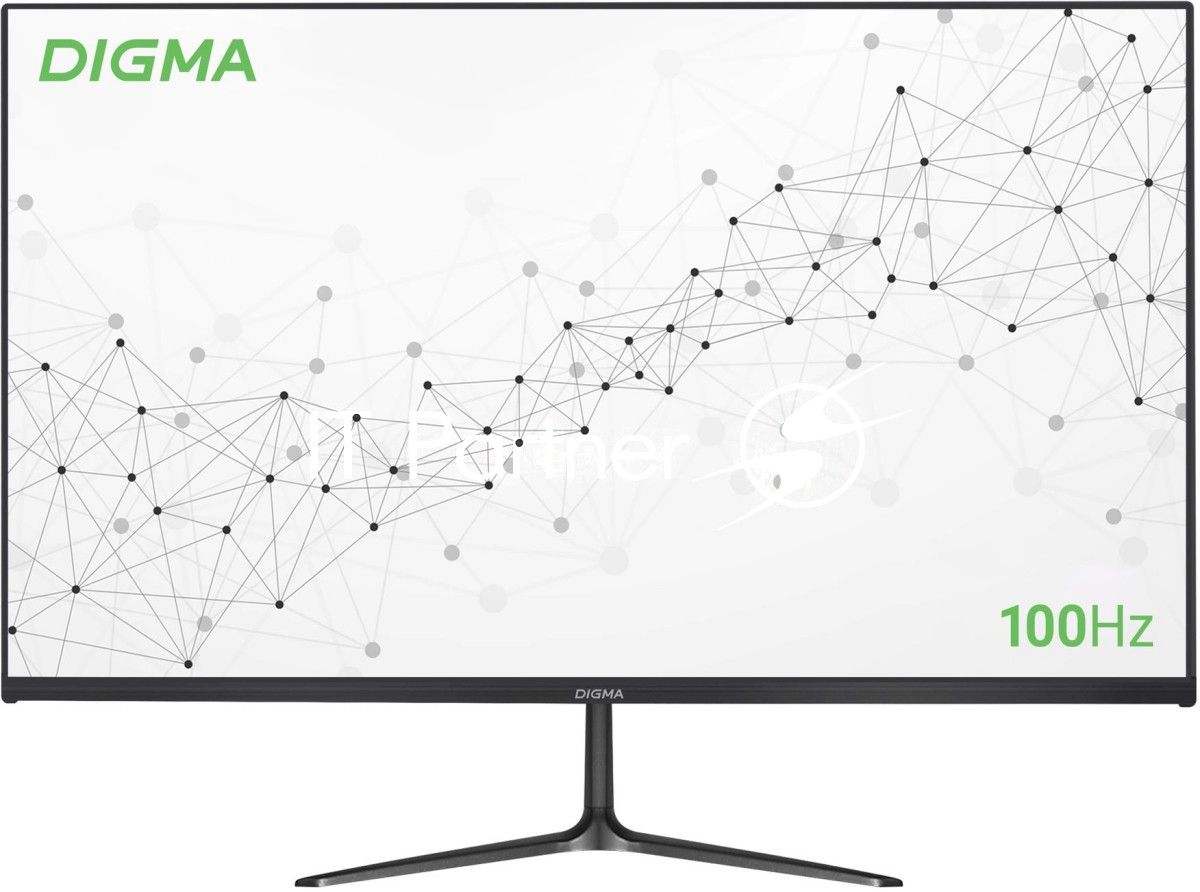 Монитор 27" Digma Progress 27P302Q IPS 2560x1440, 100 Гц, 1 мс, 16:9, 250 кд/м², HDMI 2.1, DP 1.2, FreeSync, черный