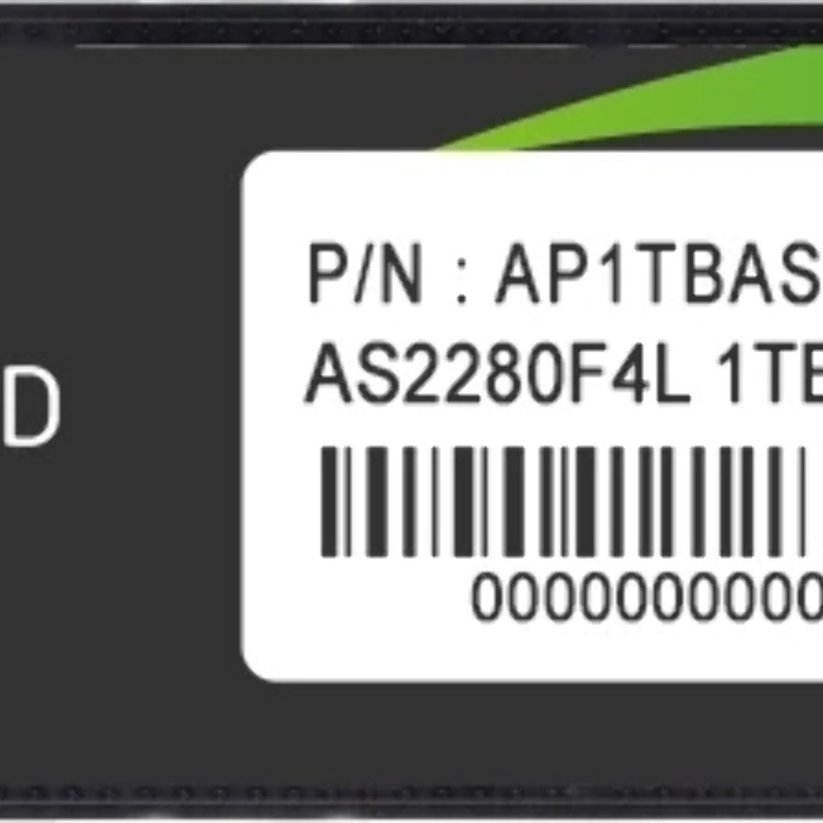 Накопитель SSD M.2 2280 1TB NVMe PCIE 5.0 x4 12000/11800 AP1TBAS2280F4L-1 APACER