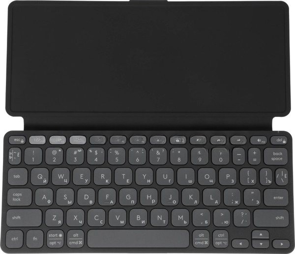 Клавиатура Logitech Keys to Go 2 беспроводная, Bluetooth, серый, английская раскладка